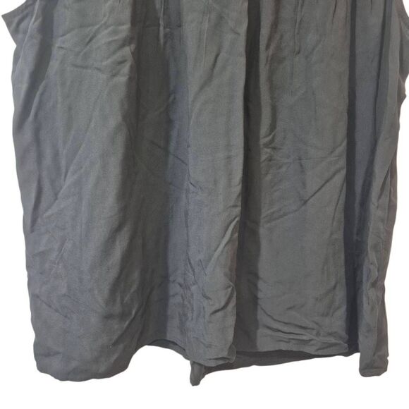 Old Navy Women's Charcoal Gray Rayon Pintuck Sleeveless Top NEW NWT - Picture 5 of 10